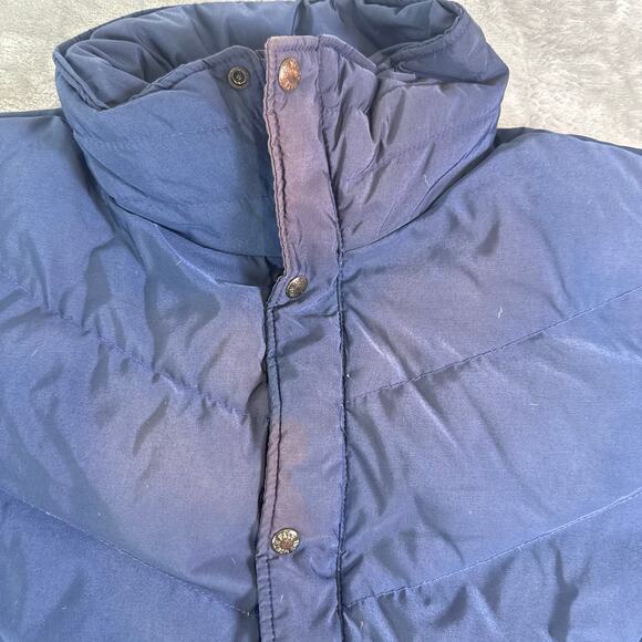 VTG 80s The North Face goose down gorpcore winter puffer bomber jacket wmns L - Picture 5 of 10